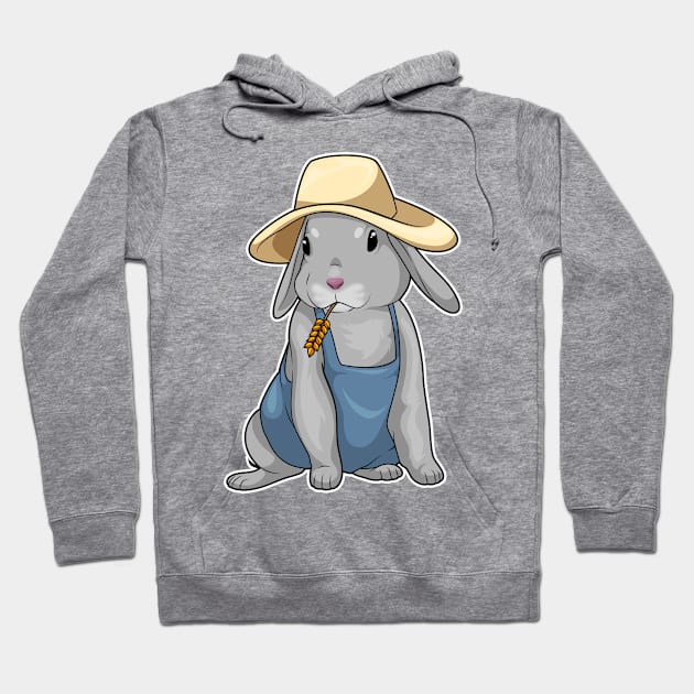 Rabbit Farmer Wheat Hoodie by Markus Schnabel